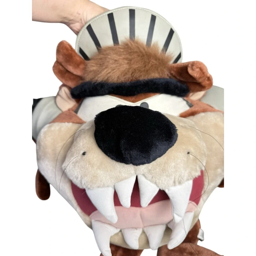 Vintage 90s Looney Tunes Taz Tazmanian Devil Roman Centurion‎ Big Plush Toy 1997